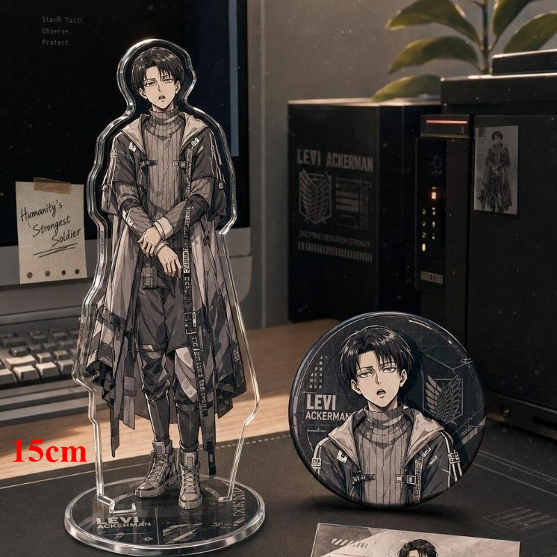 Windbreaker Anime Merchandise - Ensemble de figurines et badges en