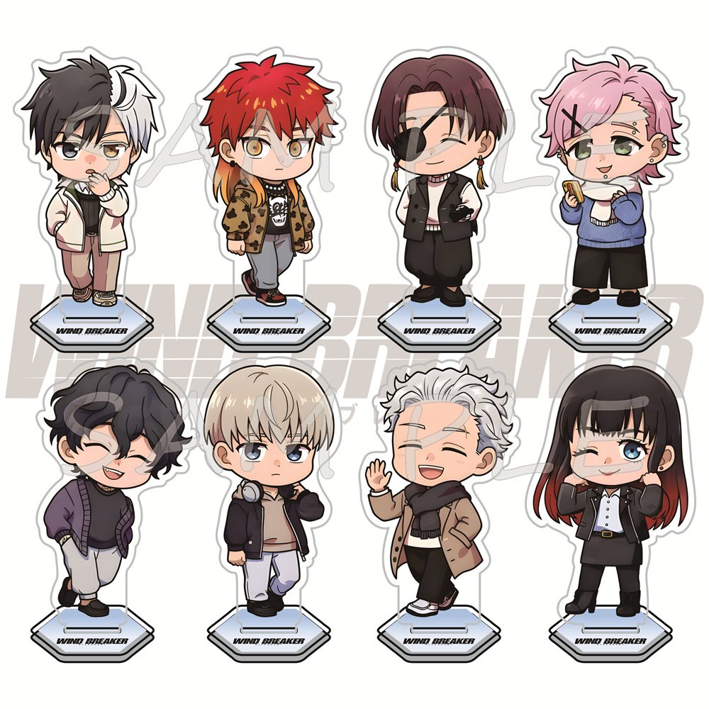Windbreaker Anime Merchandise - WIND BREAKER Version Décontractée Quotidienne Figurines