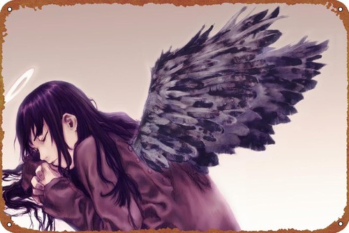 Anime Merchandise Posters - Haibane Renmei Anime – plaque murale