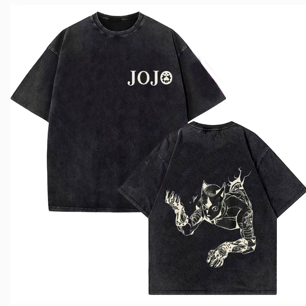 T-shirt vintage délavé pour ho - Jojo Anime Merchandise avis et prix