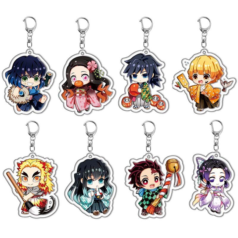Nouveau porte-clés en acryliqu - Anime Merchandise Keychains avis et prix