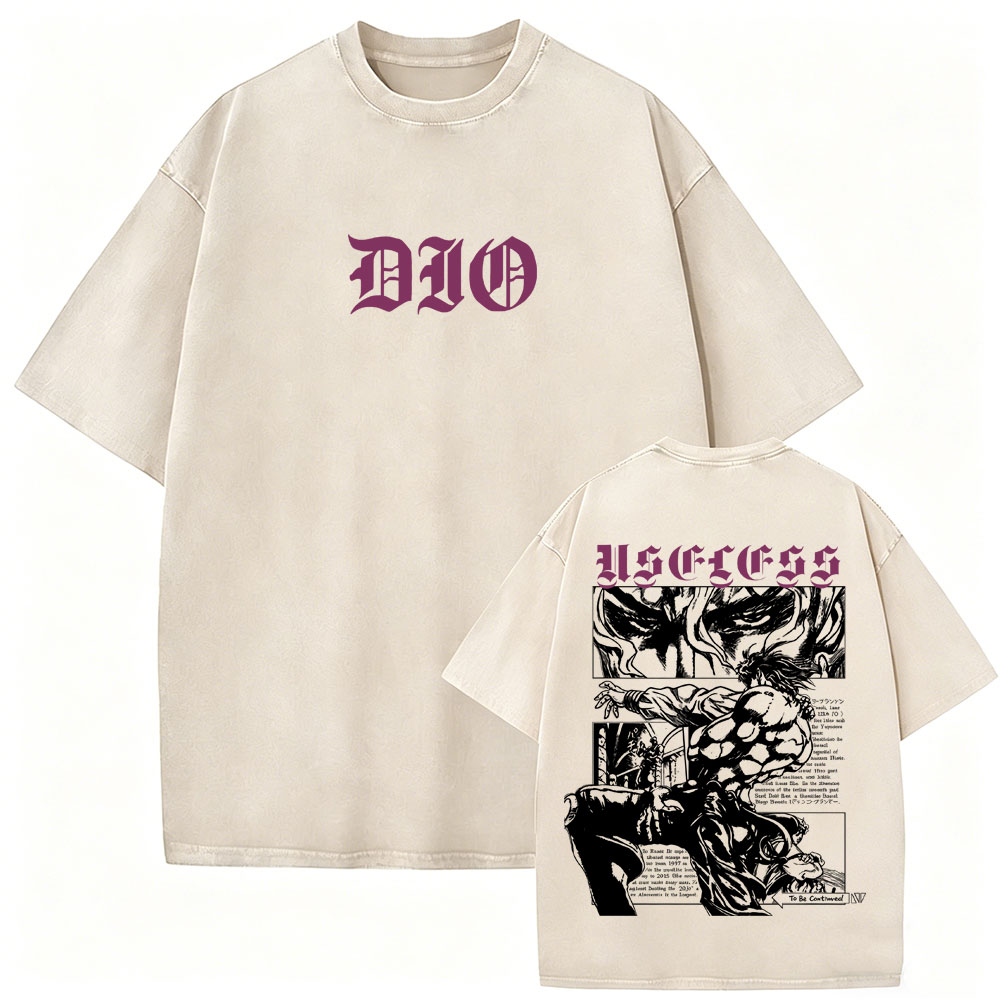 T-shirt Vintage Lavé Anime Joj - Jojo Anime Merchandise avis et prix