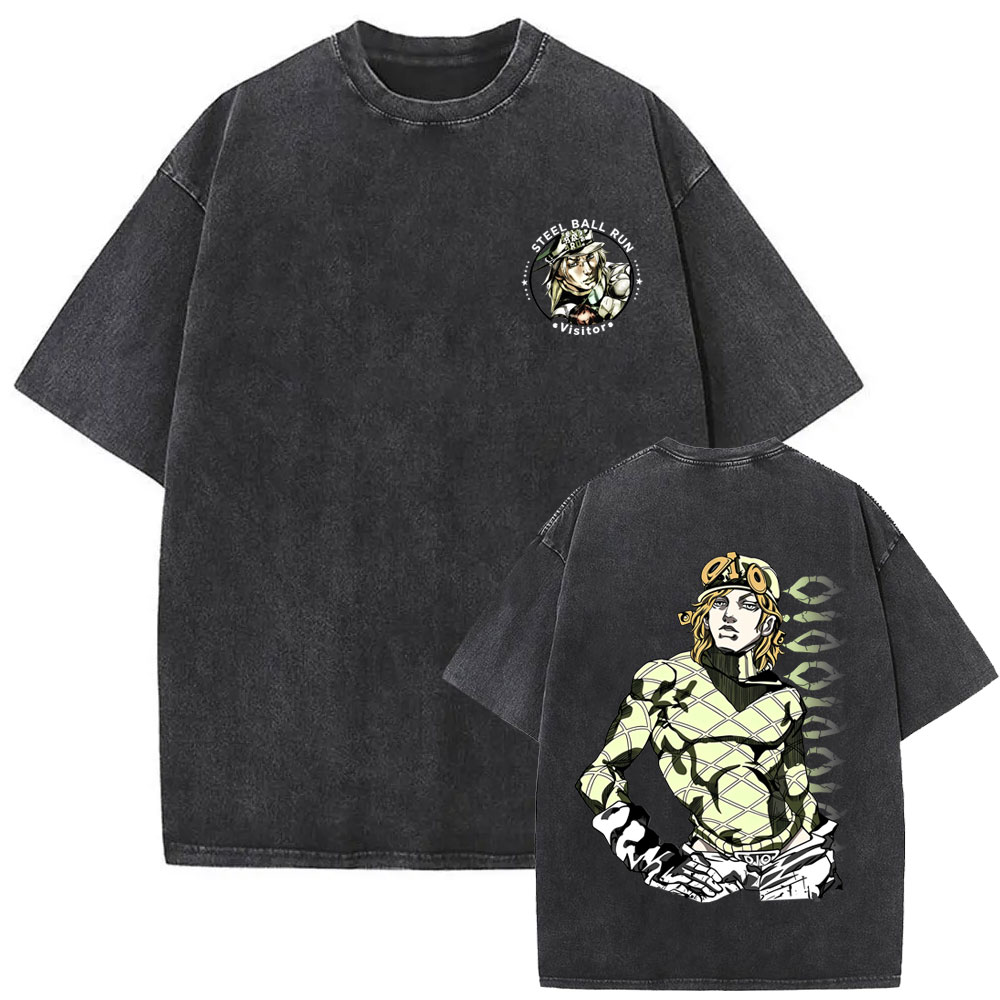 T-shirt Vintage Lavé Anime Joj - Jojo Anime Merchandise avis et prix
