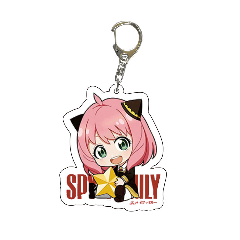 Porte-clés en acrylique Spy x  - Anime Merchandise Keychains avis et prix