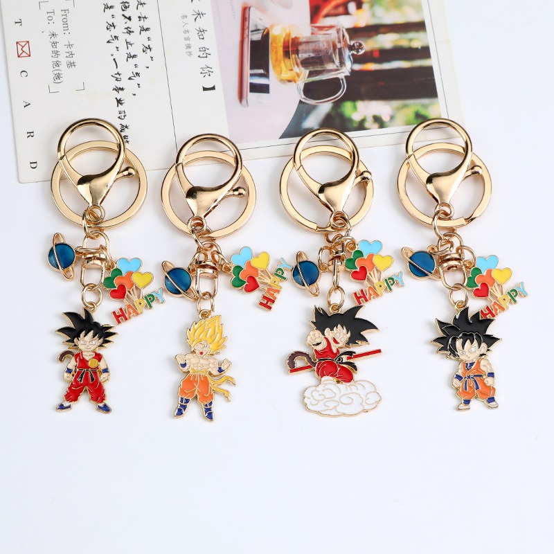 Nouveau Porte-clés en métal cr - Anime Merchandise Keychains avis et prix