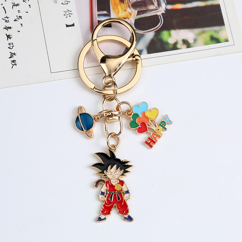 Nouveau Porte-clés en métal cr - Anime Merchandise Keychains avis et prix