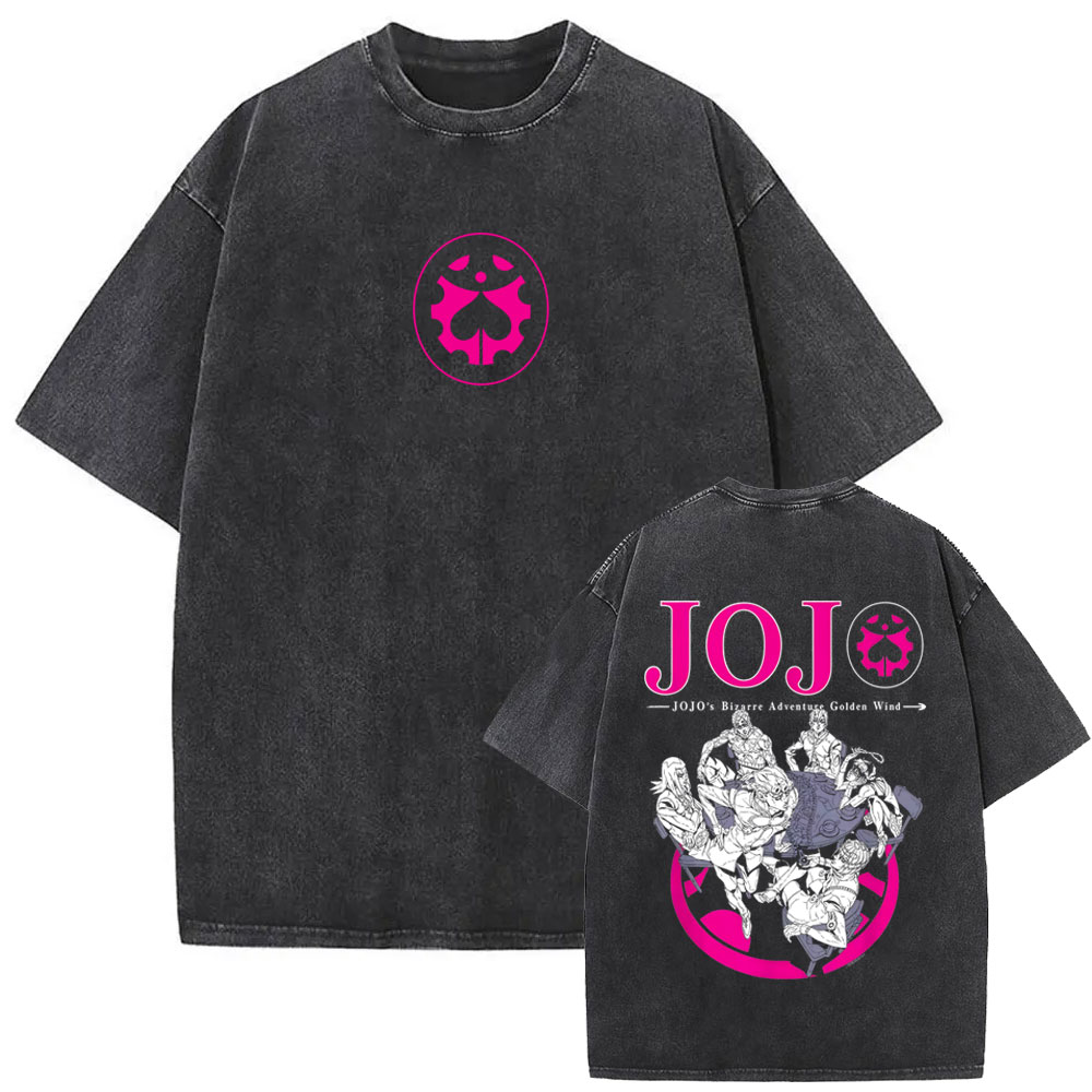 T-shirt Vintage Lavé Anime Joj - Jojo Anime Merchandise avis et prix