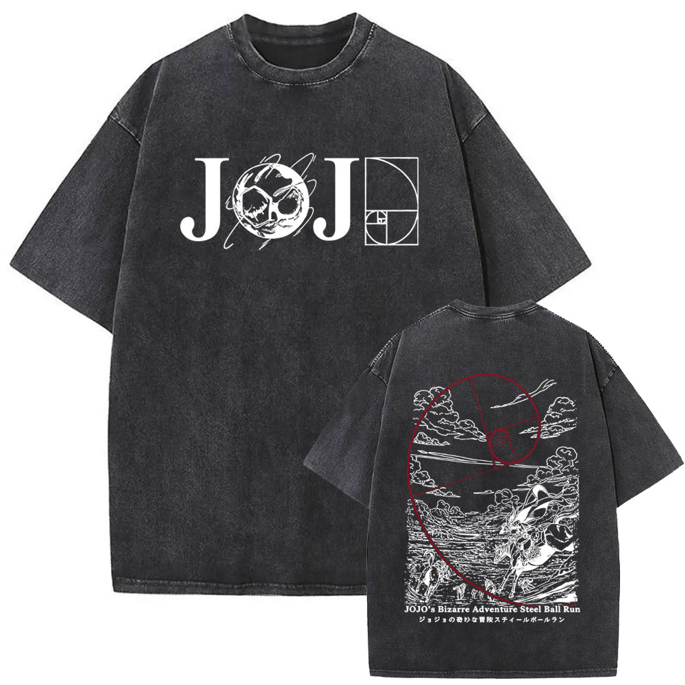 T-shirt Vintage Lavé Anime Joj - Jojo Anime Merchandise avis et prix